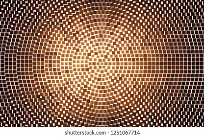 Light Orange vector cover in polygonal style. Modern abstract illustration with colorful rectangles. Pattern for commercials.