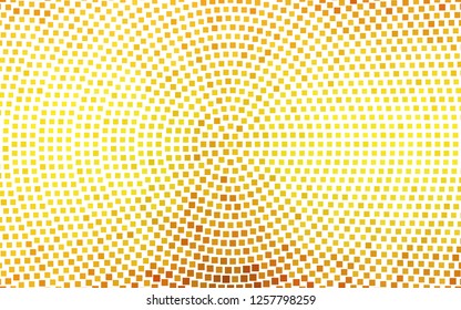 Light Orange vector cover in polygonal style. Abstract gradient illustration with rectangles. Pattern can be used for websites.