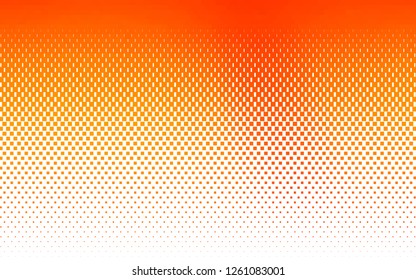 Light Orange vector cover in polygonal style. Glitter abstract illustration with rectangular shapes. Smart design for your business advert.