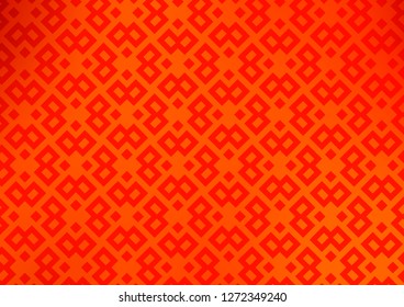 Light Orange vector cover in polygonal style. Rectangles on abstract background with colorful gradient. Best design for your ad, poster, banner.
