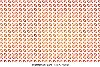 Light Orange vector cover in polygonal style. Modern abstract illustration with colorful triangles. Pattern for busines ad, booklets, leaflets