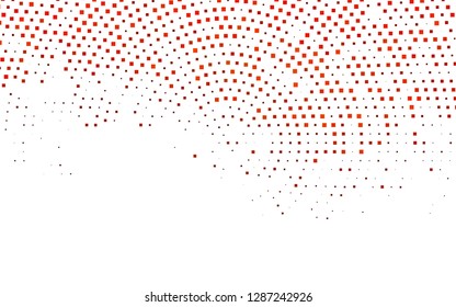 Light Orange vector cover in polygonal style. Modern abstract illustration with colorful rectangles. Modern template for your landing page.