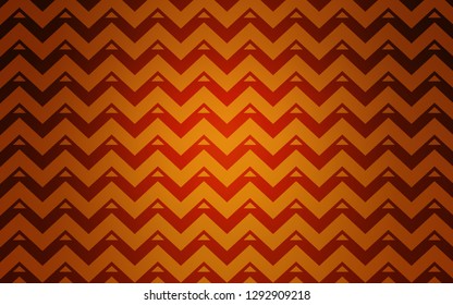 Light Orange vector cover with polygonal style. Beautiful illustration with triangles in nature style. Best design for poster, banner.