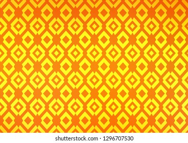 Light Orange vector cover in polygonal style. Abstract gradient illustration with rectangles. Pattern for busines ad, booklets, leaflets
