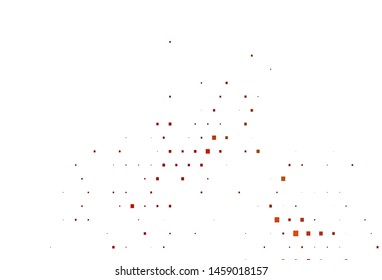 Light Orange vector cover in polygonal style. Illustration with set of colorful rectangles. Pattern for commercials.