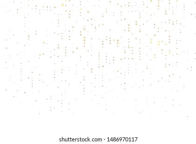 Leichte Orangefarbene Vektorillustration mit polygonalem Stil. Abstrakte Glitter-Illustration mit rechteckigen Formen. Muster für Webseiten, Landing-Seiten.