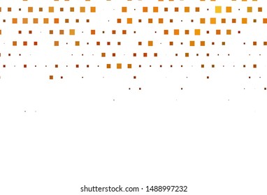 Light Orange vector cover in polygonal style. Illustration with set of colorful rectangles. Pattern for commercials.