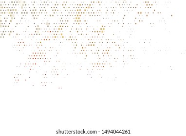 Light Orange vector cover in polygonal style. Illustration with set of colorful rectangles. Pattern can be used for websites.