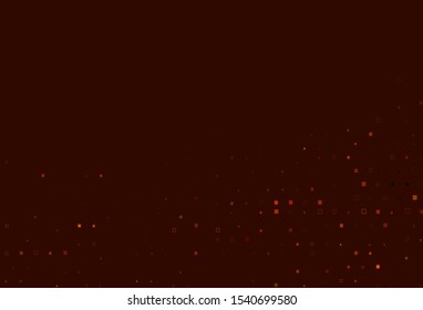 Light Orange vector cover with polygonal style. Abstract gradient illustration with rectangles. Pattern for commercials.