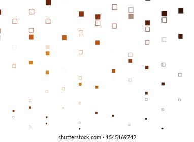 Light Orange vector cover with polygonal style. Abstract gradient illustration with rectangles. Pattern for busines booklets, leaflets.