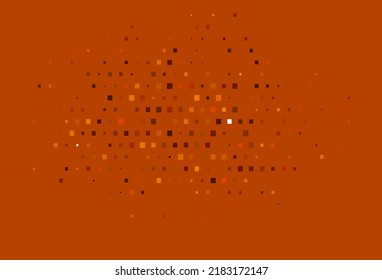 Light Orange vector cover in polygonal style. Beautiful illustration with rectangles and squares. The template can be used as a background.