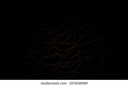 Light Orange vector  cover with spots. Illustration with set of shining colorful abstract circles. The pattern can be used for ads, leaflets of liquid.