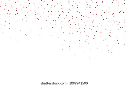 Light Orange vector  cover with spots. Beautiful colored illustration with blurred circles in nature style. Pattern can be used as texture of water, rain drops.