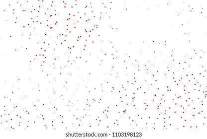 Light Orange vector  cover with spots. Beautiful colored illustration with blurred circles in nature style. Pattern can be used as texture of water, rain drops.