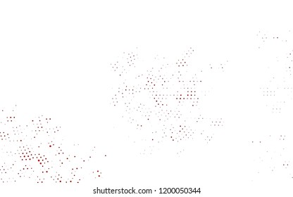 Light Orange vector cover with spots. Modern abstract illustration with colorful water drops. Template for your brand book.