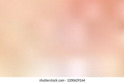 Light Orange vector cover with spots. Illustration with set of shining colorful abstract circles. Completely new template for your brand book.