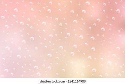 Light Orange vector cover with spots. Blurred bubbles on abstract background with colorful gradient. Completely new template for your brand book.