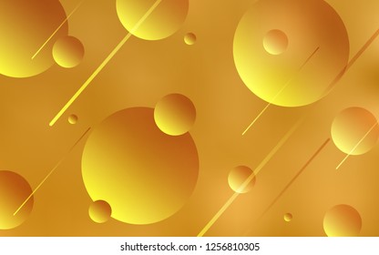 Light Orange vector cover with spots. Beautiful colored illustration with blurred circles in nature style. Beautiful design for your business advert.