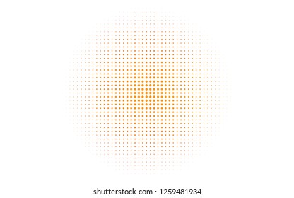 Light Orange vector cover with spots. Glitter abstract illustration with blurred drops of rain. Pattern for beautiful websites.
