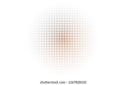Light Orange vector cover with spots. Beautiful colored illustration with blurred circles in nature style. Design for posters, banners.