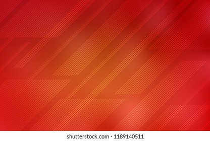 Light Orange vector cover with stright stripes. Blurred decorative design in simple style with lines. Pattern for your busines websites.