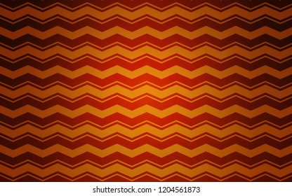 Light Orange vector cover with stright stripes. Colorful shining illustration with lines on abstract template. Pattern for your busines websites.