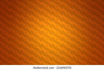Light Orange vector cover with stright stripes. Glitter abstract illustration with colorful sticks. Pattern for ad, booklets, leaflets.