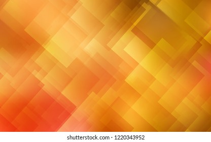 Light Orange vector cover with stright stripes. Shining colored illustration with sharp stripes. Best design for your ad, poster, banner.