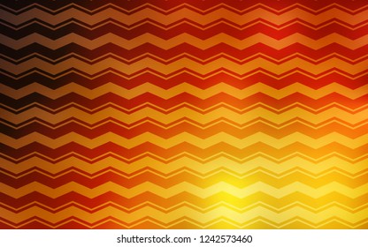Light Orange vector cover with stright stripes. Shining colored illustration with sharp stripes. Pattern for your busines websites.