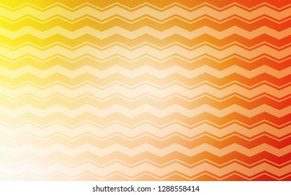 Light Orange vector cover with stright stripes. Blurred decorative design in simple style with lines. Best design for your ad, poster, banner.