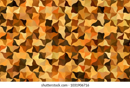 Light Orange vector crooked abstract pattern. Creative geometric illustration in Origami style with gradient. Brand-new design for your business.