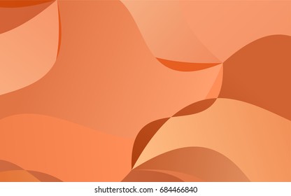 Light Orange vector crooked abstract pattern. Shining crooked illustration in a brand-new style. Brand-new style for your business design.