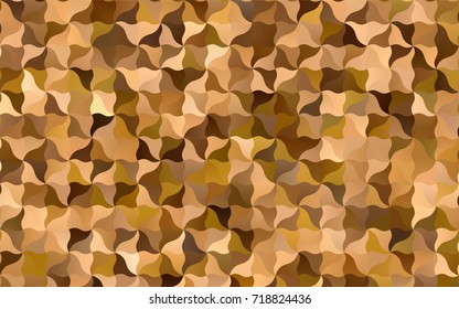 Light Orange vector crooked abstract template. Brand-new colored illustration in blurry style with gradient. A new texture for your design.