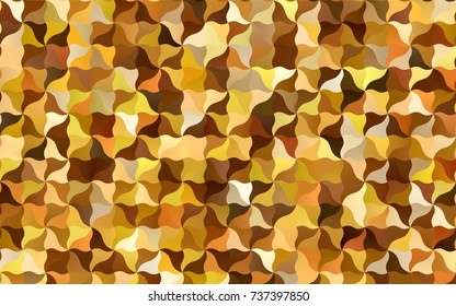 Light Orange vector crooked abstract background. A sample with blurred shapes. The completely new template can be used for your brand book.