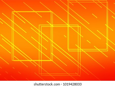Light Orange vector doodle blurred background. Doodles on blurred abstract background with gradient. A completely new template for your business design.