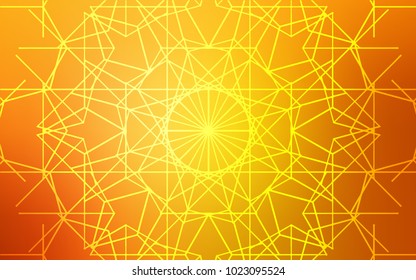 Light Orange vector doodle blurred background. Glitter abstract illustration with doodles and lines drawn by child. Brand-new design for your business.