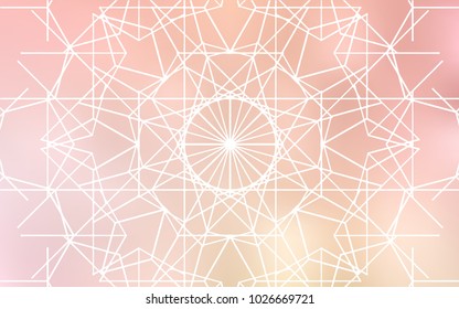 Light Orange vector doodle blurred pattern. Modern geometrical abstract illustration with doodles drawn by child. A completely new design for your business.