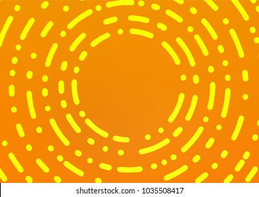 Light Orange vector doodle blurred pattern. Brand-new colored illustration in blurry style with doodles. The best blurred design for your business.
