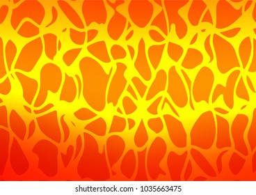 Light Orange vector doodle blurred template. Creative illustration in blurred style with doodles and Zen tangles. The doodle design can be used for your web site.