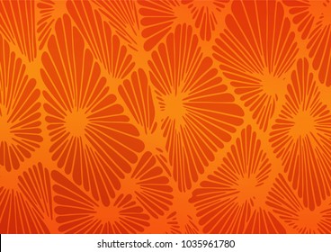 Light Orange vector doodle blurred template. Geometric doodle illustration in Origami style with gradient. The best blurred design for your business.