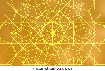 Light Orange vector doodle blurred template. Glitter abstract illustration with doodles and lines drawn by child. A completely new design for your business.