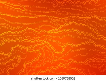 Light Orange vector doodle blurred texture. A vague abstract illustration with doodles in Indian style. The best blurred design for your business.