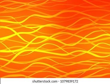 Light Orange vector doodle blurred background. Geometric doodle illustration in Origami style with gradient. The completely new template can be used for your brand book.