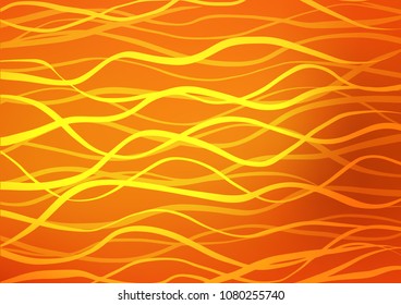 Light Orange vector doodle blurred background. Blurred decorative design in Indian style with Zen tangles. Hand painted design for web, wrapping, wallpaper.