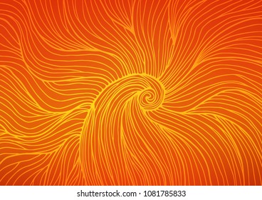 Light Orange vector doodle blurred pattern. Geometric doodle illustration in Origami style with gradient. The pattern can be used for heads of websites and designs.