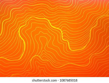 Light Orange vector doodle blurred pattern. Colorful illustration in abstract style with doodles and Zen tangles. Brand-new design for your business.