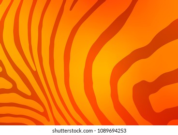 Light Orange vector doodle blurred pattern. Blurred decorative design in Indian style with Zen tangles. The pattern can be used for heads of websites and designs.