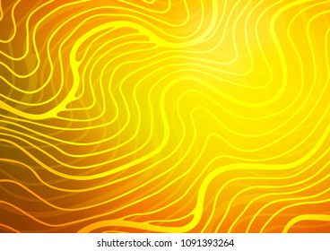 Light Orange vector doodle blurred background. Modern geometrical abstract illustration with doodles. The pattern can be used for wallpapers and coloring books.