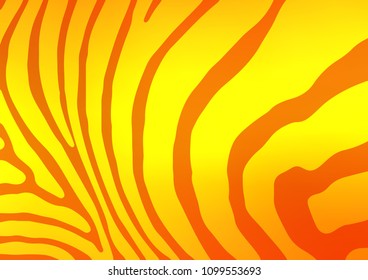 Light Orange vector doodle blurred background. Modern geometrical abstract illustration with doodles. The template can be used as a background for cell phones.