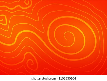 Light Orange vector doodle blurred template. Doodles on blurred abstract background with gradient. The elegant pattern can be used as a part of a brand book.